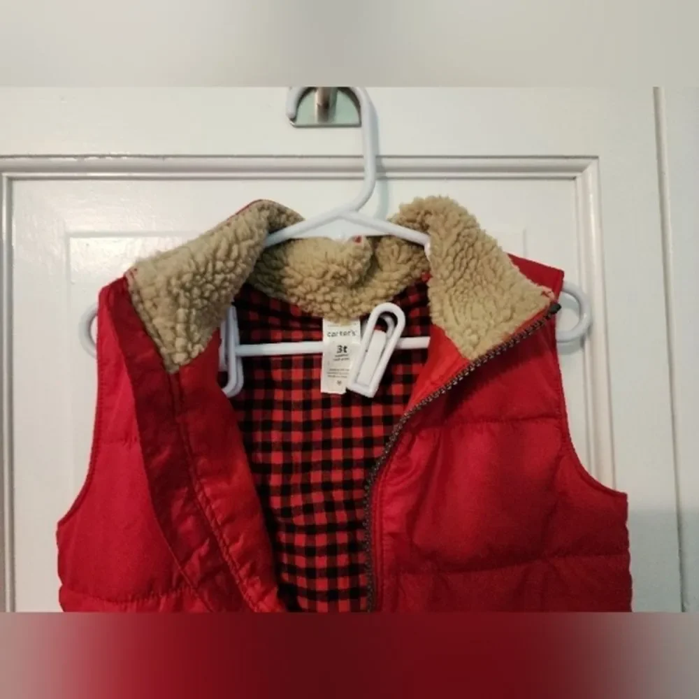 Cutest adorable dapper kids 3T puff best with plaid inside and accebts. Like new